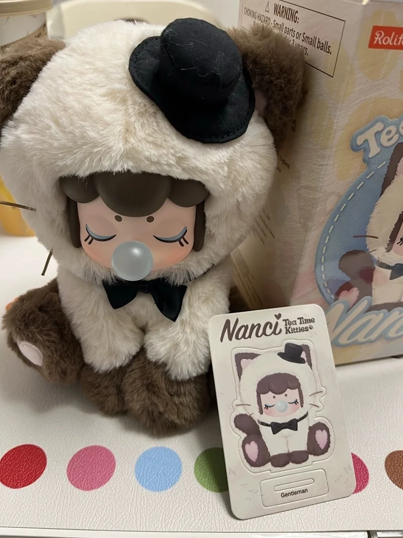 Фото В наличии: Плюшевая игрушка-сюрприз Nanci Blind Box Tea Time Kitties, четвертое поколение, виниловая коллекционная игрушка-сюрприз, подарок для коллекционеров, декор для дома №1