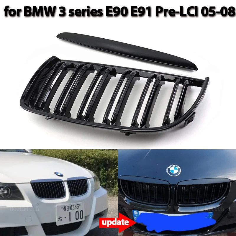 

2 шт., решетка для радиатора BMW E90 E91 3 серии 2005-2012 320i 325i 330i 335i 335xi