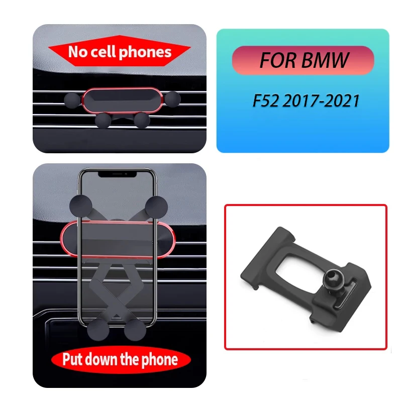 

Car Mobile Phone Holder For BMW F52 1 Series 2017-2021 GPS Gravity Stand Air Vent Special Mount Navigation Bracket Accessories
