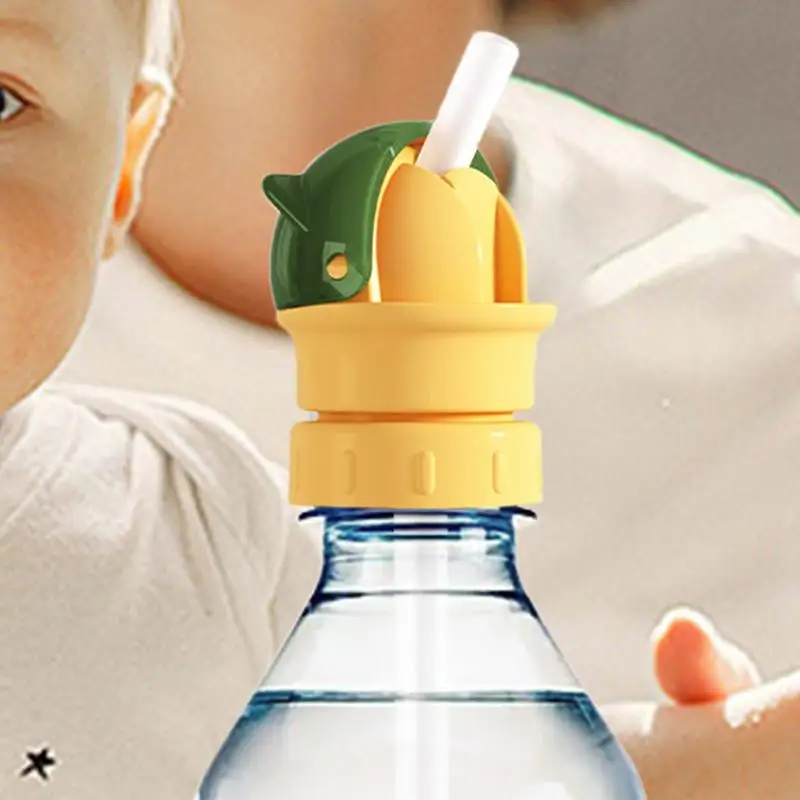 Адаптер для носика бутылки с водой детей Силиконовый адаптер соломинкой