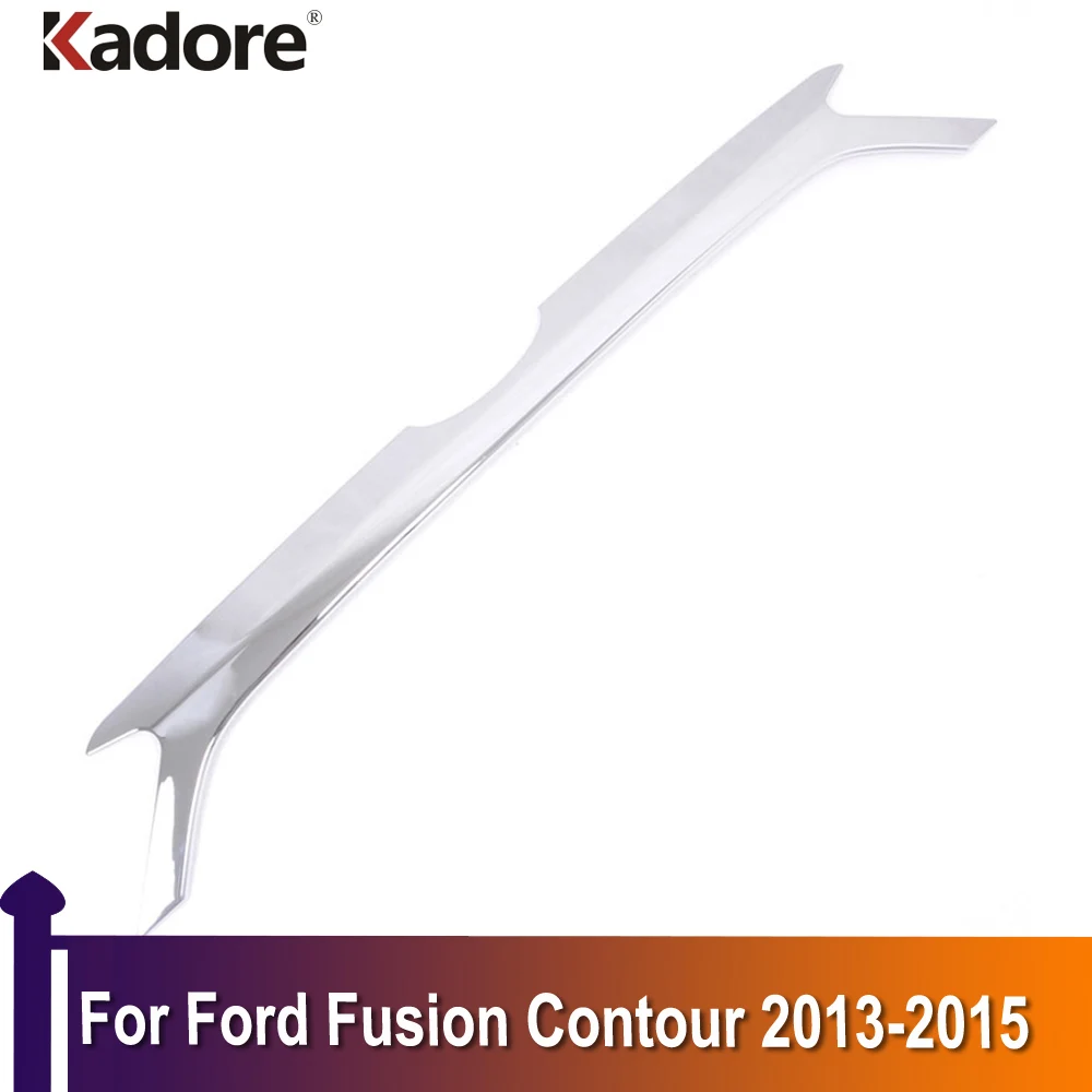 

For Ford Fusion Contour 2013 2014 2015 ABS Chrome Rear Trunk Lid Trim Cover Tail Back Gate Protector Exterior Accessories