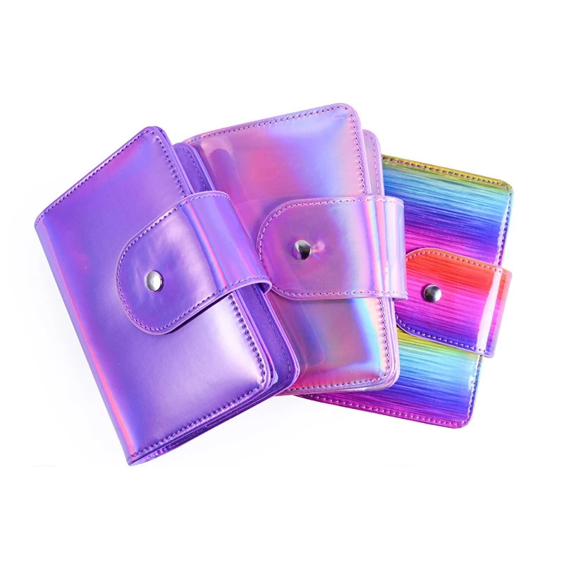 

20 Slots Nail Art Stamping Image Plate Case Nail Art Plate Organizer Holder Bag 14.5X11.5 Cm