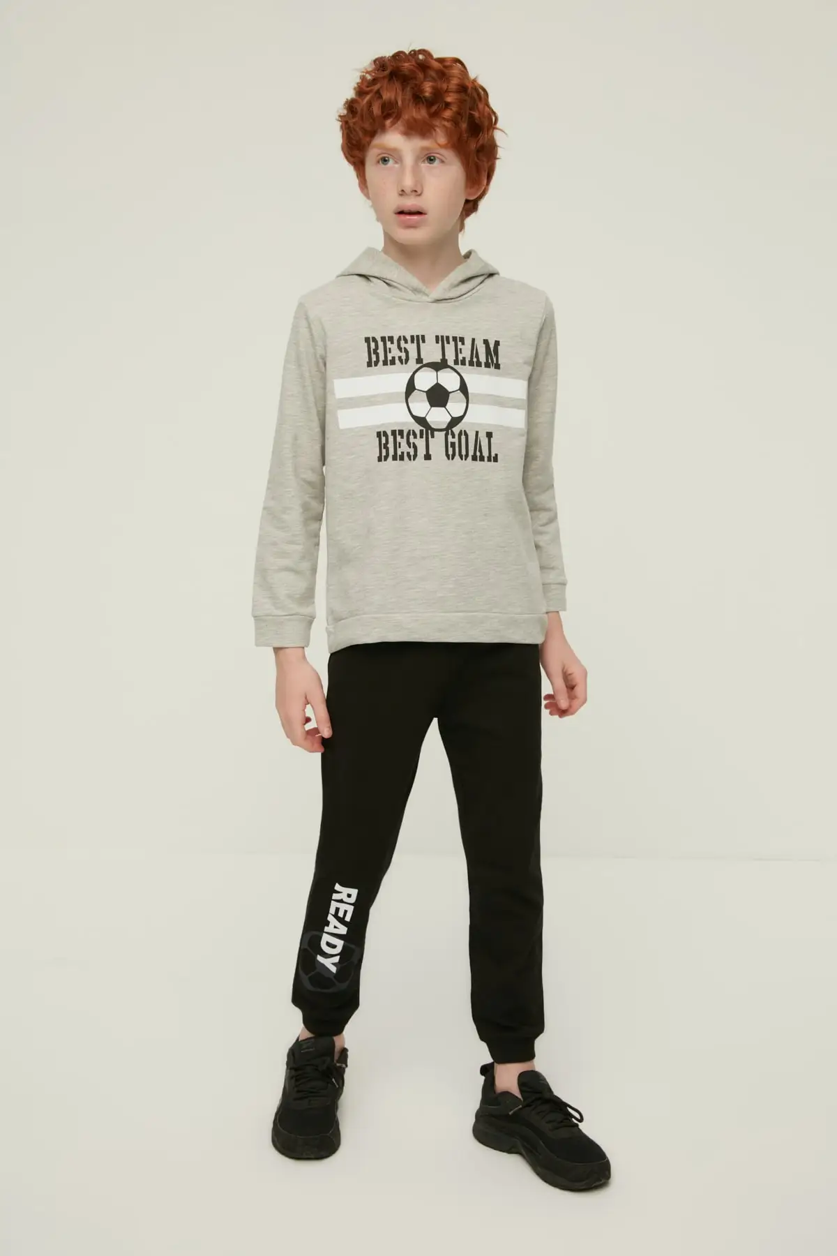 

Printed Basic Jogger Male Child Knitted Slim Sweatpants TKDAW22EA0681