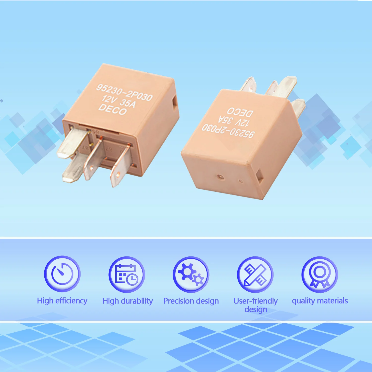 1pcs 12V 35A 4Pin for 95230-2p030 Small Current Relay Vehicles Car | Furniture Accessories