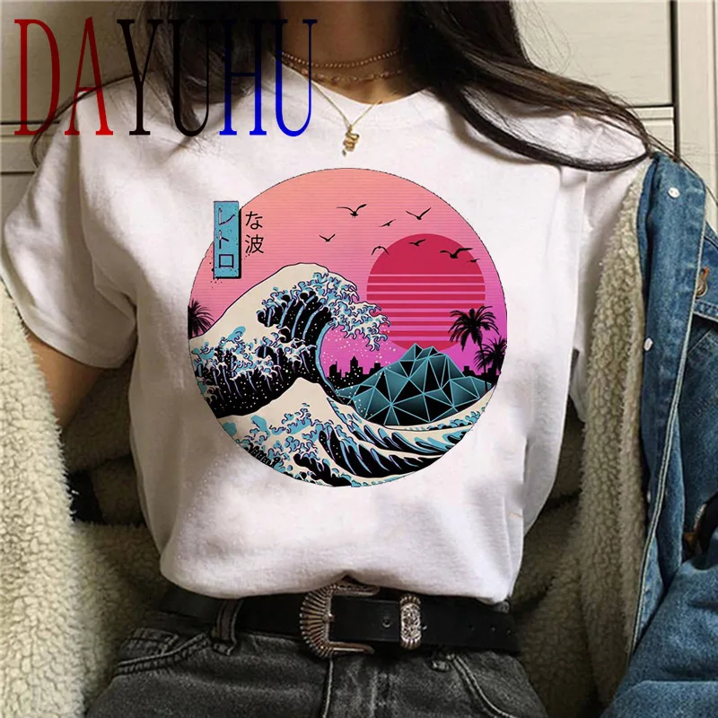 

Мужская футболка в стиле хип-хоп Vaporwave, забавная футболка с героями мультфильмов, 2020, Harajuku, эстетическая, унисекс, гранж, модная, уличная, граф...