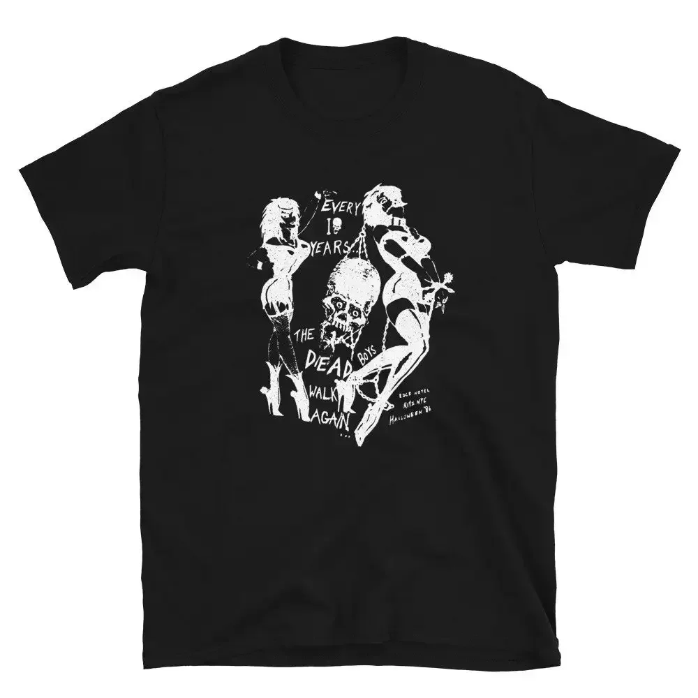 Флаерная футболка The Dead Boys 86 Stiv Bators Ramones Lords of the New Church York Dolls Johnny Thunders секс-пистолеты