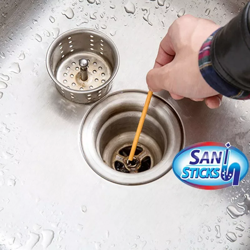 

Drain Cleaners Solid Drain Cleaner Sticks Kitchen Toilet Bathtub Sewage Decontamination To Deodorant Sewer Stop clogging tools