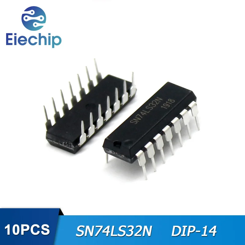 

10PCS SN74LS32N DIP14 SN74LS32 74LS32 DIP Integrated Circuit electronics
