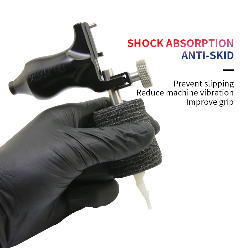 Бандаж TAIDU для тату-машинки размер 5 2 см несколько цветов эластичный бандаж