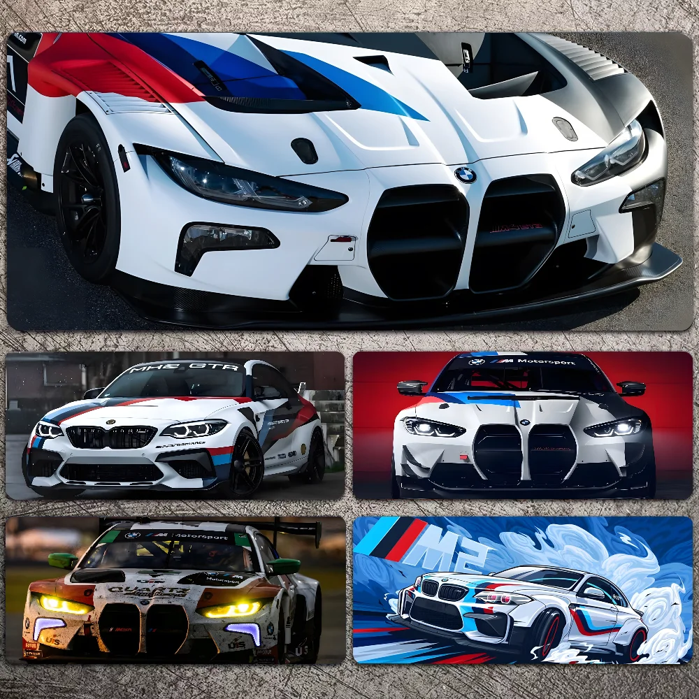 B-Blue Red Car For B-Bmwes-S Mousepad Mouse Pad Laptop Gaming Accessories Large Desk Mat Computer Gamer Keyboard Rug