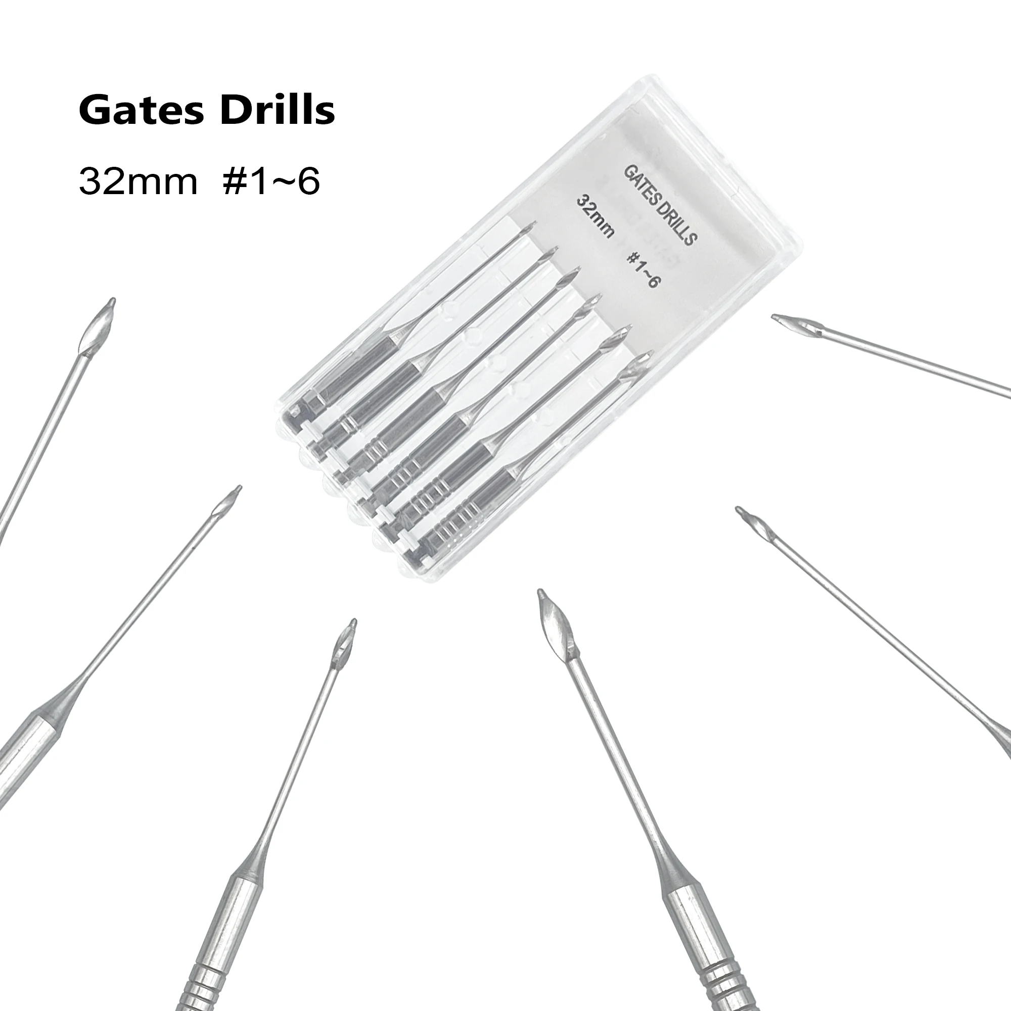 6 шт./упак. стоматологические эндодонтические ворота дрель скользящий роторный 28