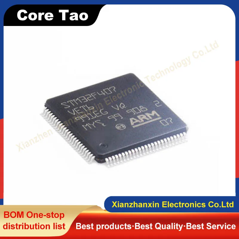 1 ~ 5 шт./партия STM32F407VET6 STM32F407 407VET6 LQFP-100 32-бит микроконтроллеры MCU