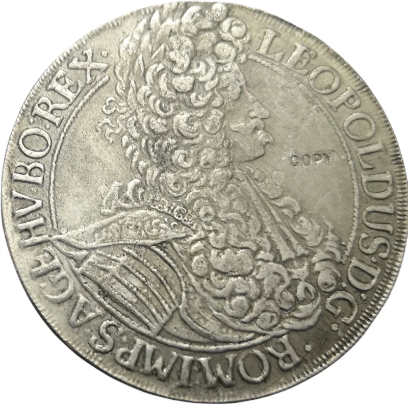 

Копия серебрянной монеты Венгрия 1695 год