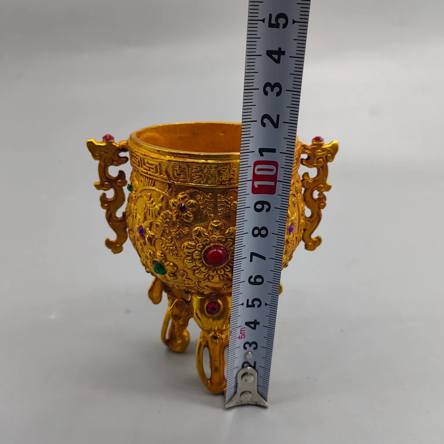 Изысканные позолоченные украшения из чистой меди с изысканным внешним видом