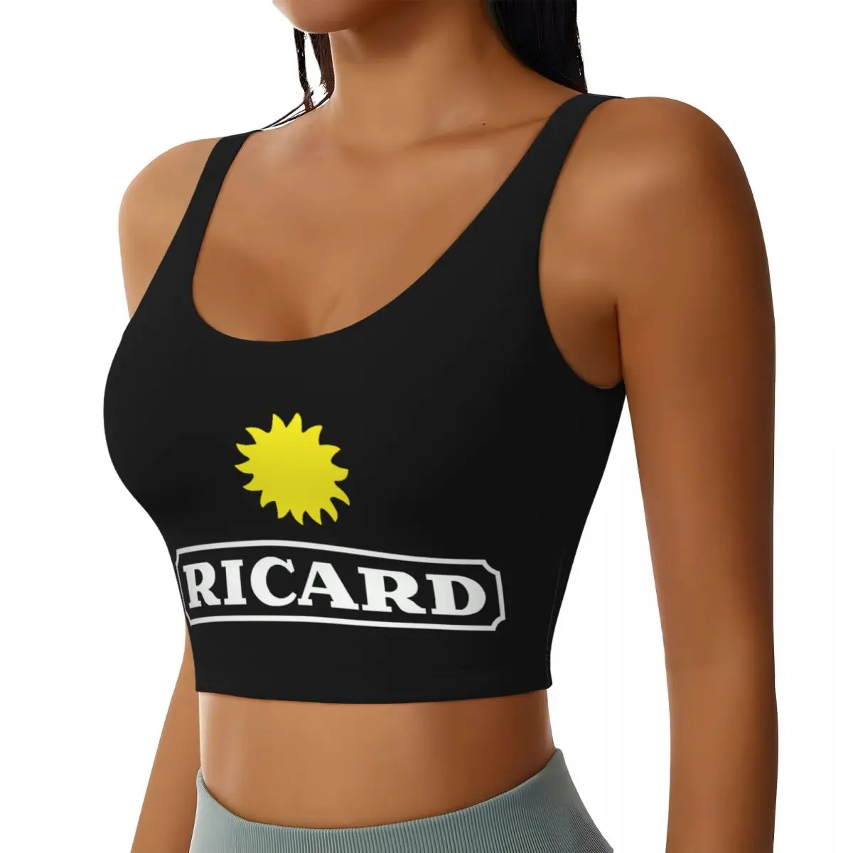 Изготовленный на заказ ударопрочный спортивный бюстгальтер Ricards Drink для женщин