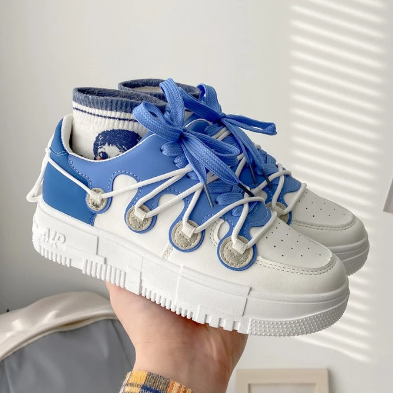 

Shoes for Women Designer Brand Women Shoe Breathable Sneakers Casual Tennis Female Clashing Colors High Quality Women's Sneakers