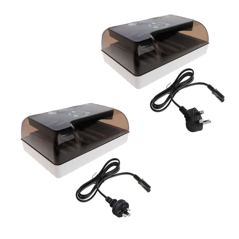 

UK/AU New Chicken Hatching Machine Duck Goose Poultry Incubator Automatic Eggs Turning Intelligent Hatcher