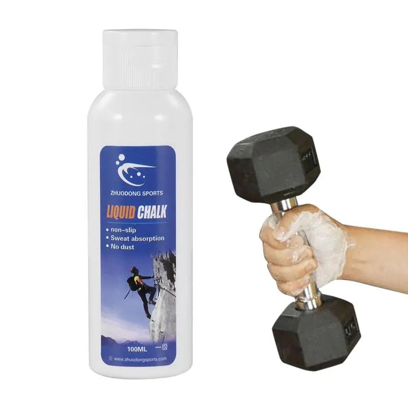 

50ml Liquid Chalk Sports Magnesium Powder Fitness Weight Lifting Anti Slip Cream Grip WeightLifting Climbing Gym Sport Anti-Slip