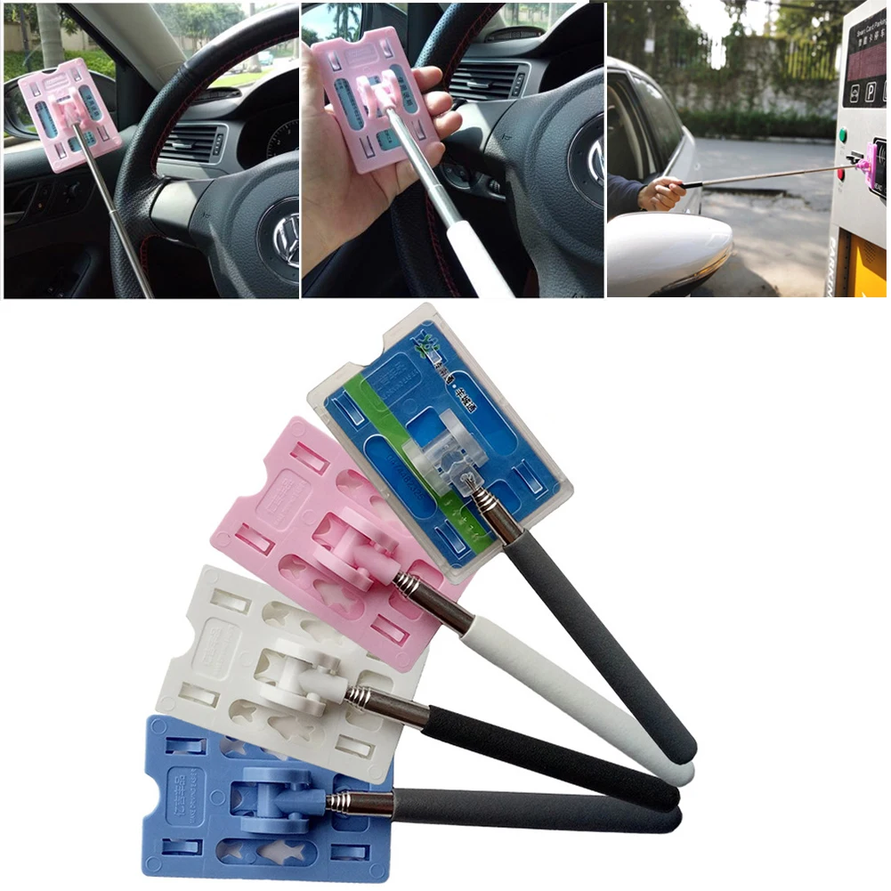 Adjustable Touch N Go Stick Holder Touch And Go Toll Card Stick Holder TnG Stick Convenient To Use Lightweight Car Accessories