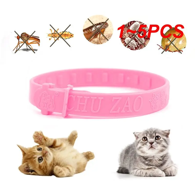 

1~5PCS Flea Repellent Removes Fleas Safe For Pets Adjustable Size Repels Mosquitoes Size Adjustable Mosquito Repellent
