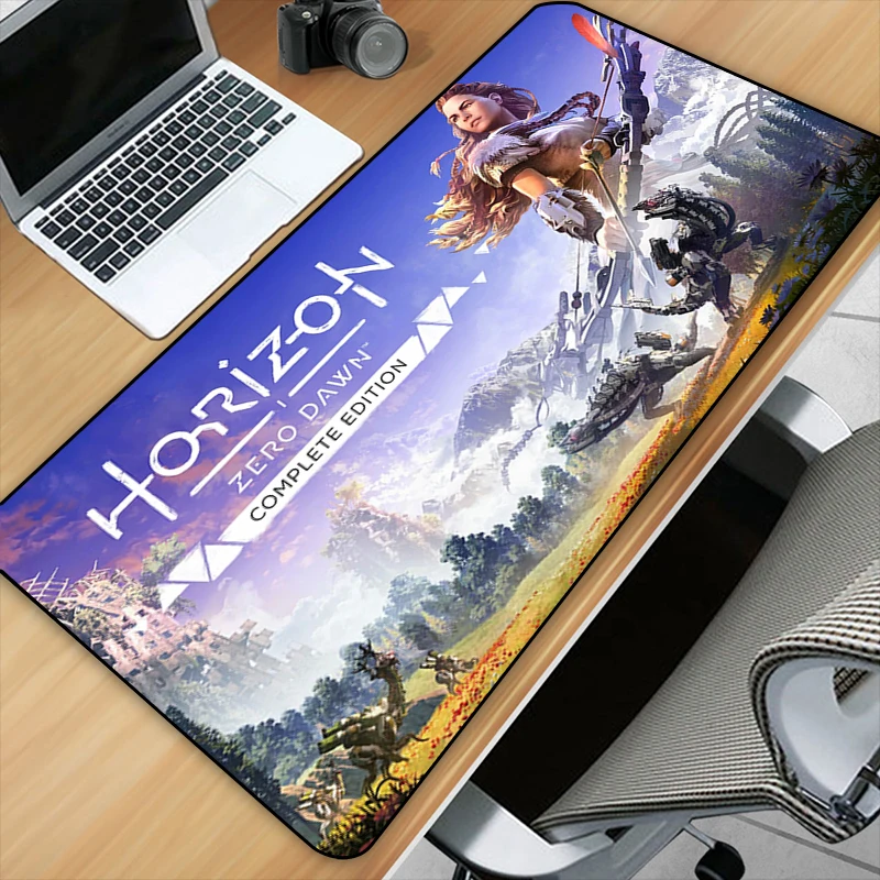 

Коврик для мыши с аниме Horizon Zero Dawn, коврик для мыши, игровые аксессуары, большой Настольный коврик для геймеров Xxl, коврик для ПК шкафчик, ковр...