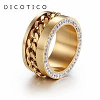 jewelry peru lima gold color twist pattern women rings zircon classic vintage rings stainless steel wedding rings for women