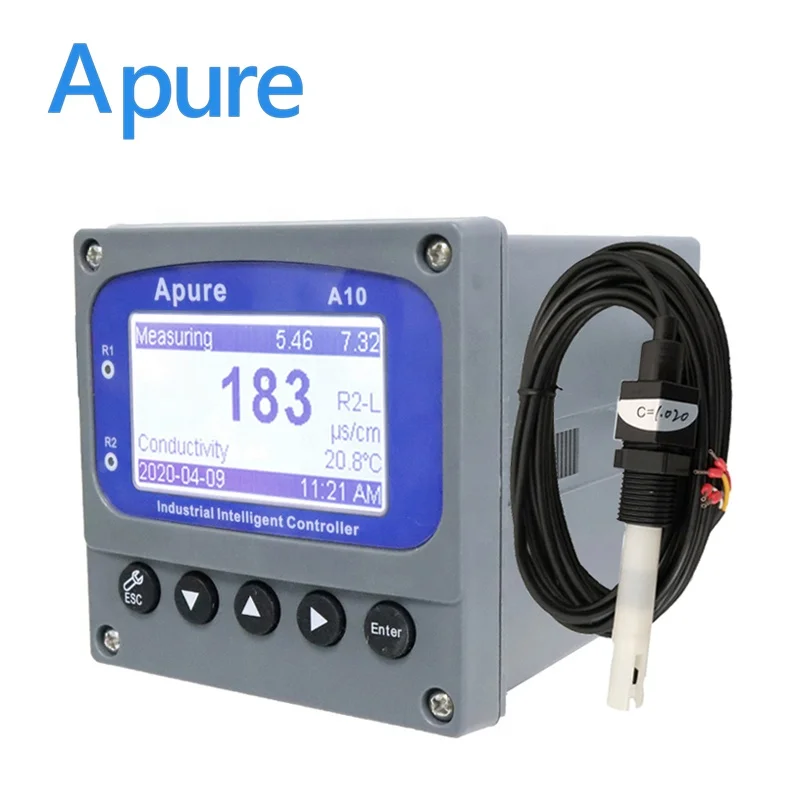 

Apure online pH ORP EC Измеритель проводимости контроллер дозирующий насос