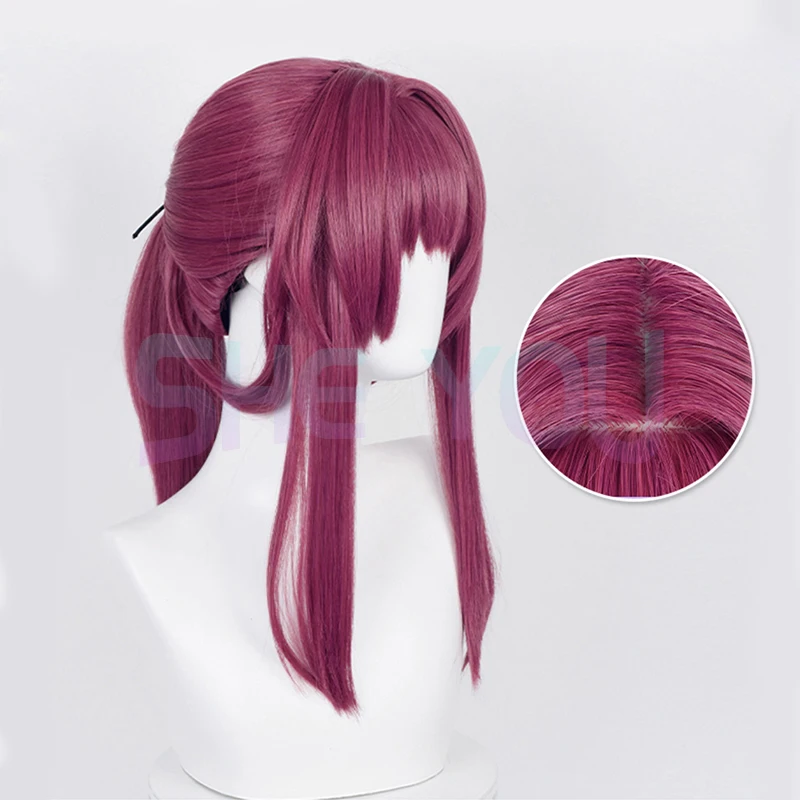 Парик для косплея Кафка термостойкий синтетический длинный из аниме на Хэллоуин