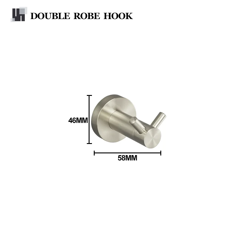 

Набор аксессуаров для ванной из нержавеющей стали brushed nickel