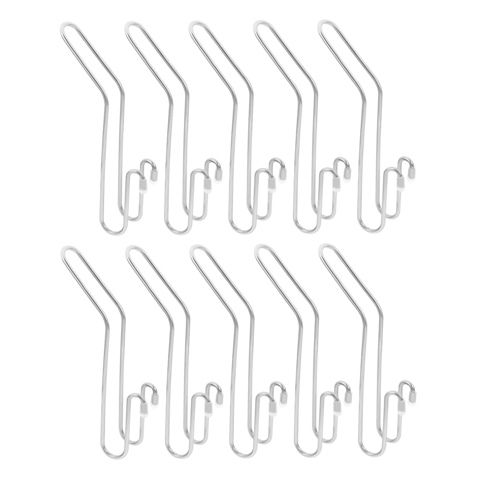 

10pcs Multifunctional Practical Durable Car Hooks Hanging Hooks Metal Hooks