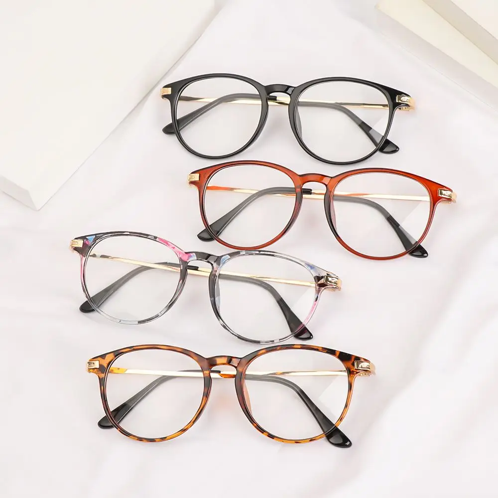 

Fashion Ultralight Vintage Metal Eyewear Optical Spectacle Flat Mirror Glasses Eyeglasses