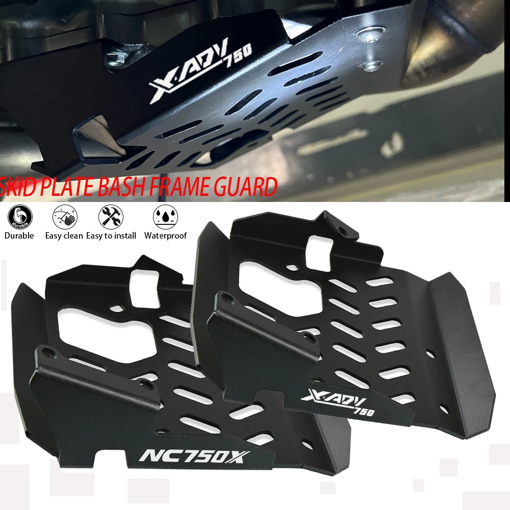 Motorcycle XADV NC 750 Skid Plate Bash Frame Guard protection For Honda NX750X XADV750 X ADV 2017 2018 2019 2020 2021 2022 2023 Motorcycle XADV NC 750 Skid Plate Bash Frame Guard protection For Honda NX750X XADV750 X ADV 2017 2018 2019 2020 2021 2022 2023