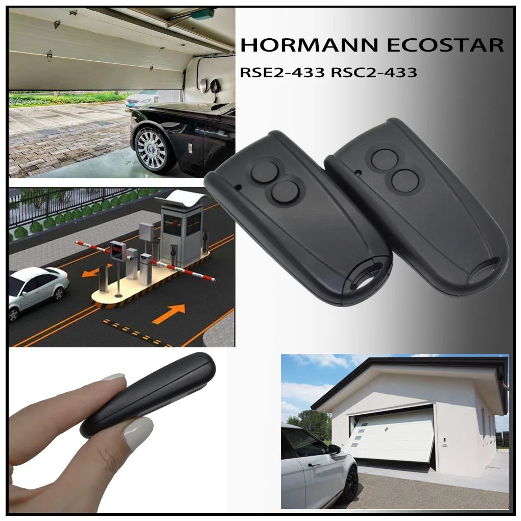 Фото RSC2 RSE2 433 Hormann ECOSTAR porte de Garage jwcommande porte RSC2-433 RSE2-433 émetteur de Code roulant 433,92 МГц №5