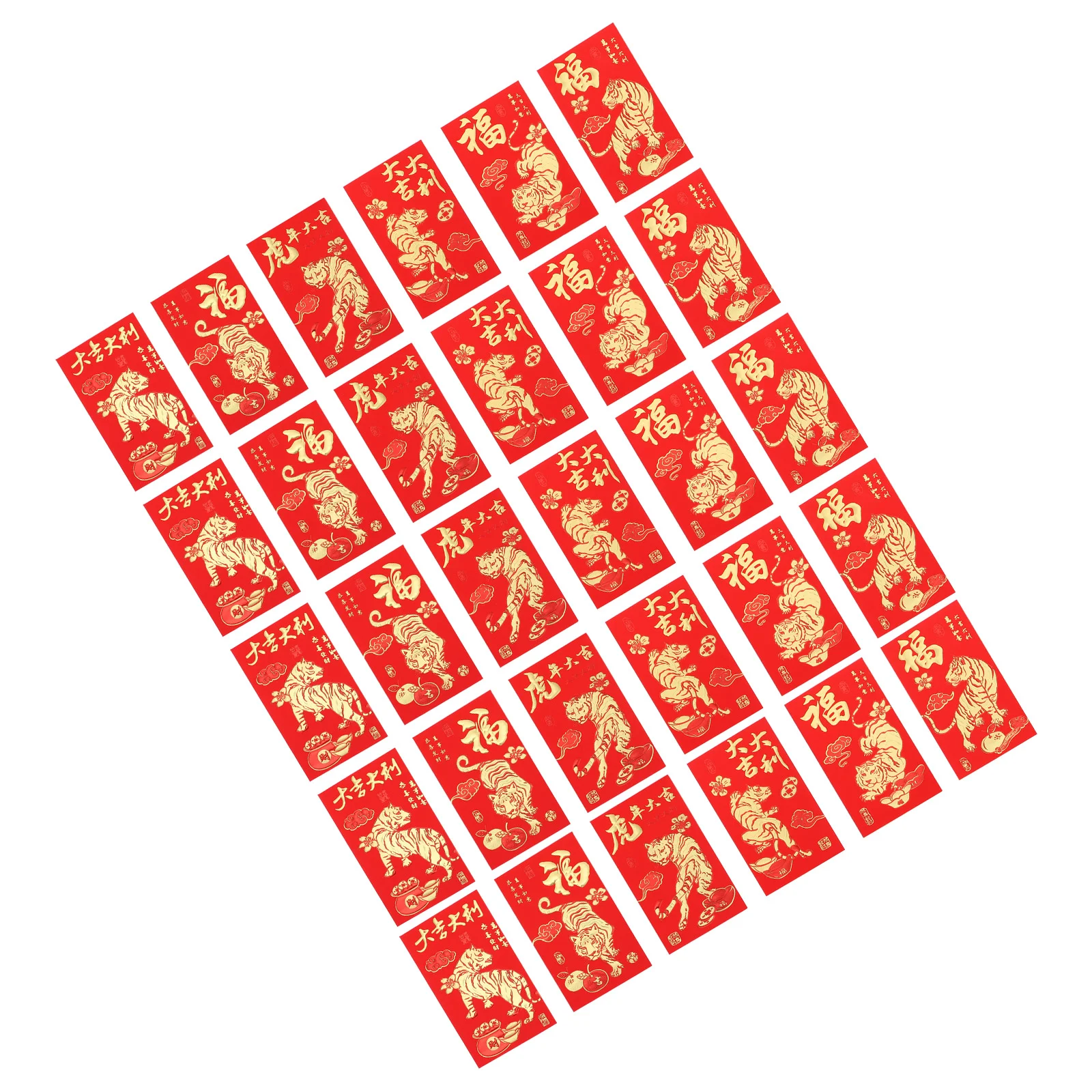 

Red Money Envelopes Year Packet Chinese Envelope Pocket New Gift Bagbao Zodiac Portable Hong Spring Paper Festival Cash