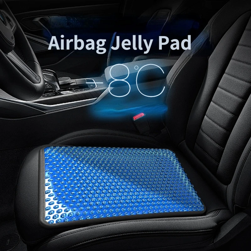 

Car Gel Cushion Jelly Pad Summer Cooling Pad for Car Sedentary Breathable Cooling Cool Single-piece Ice Pad Car Interior Supply
