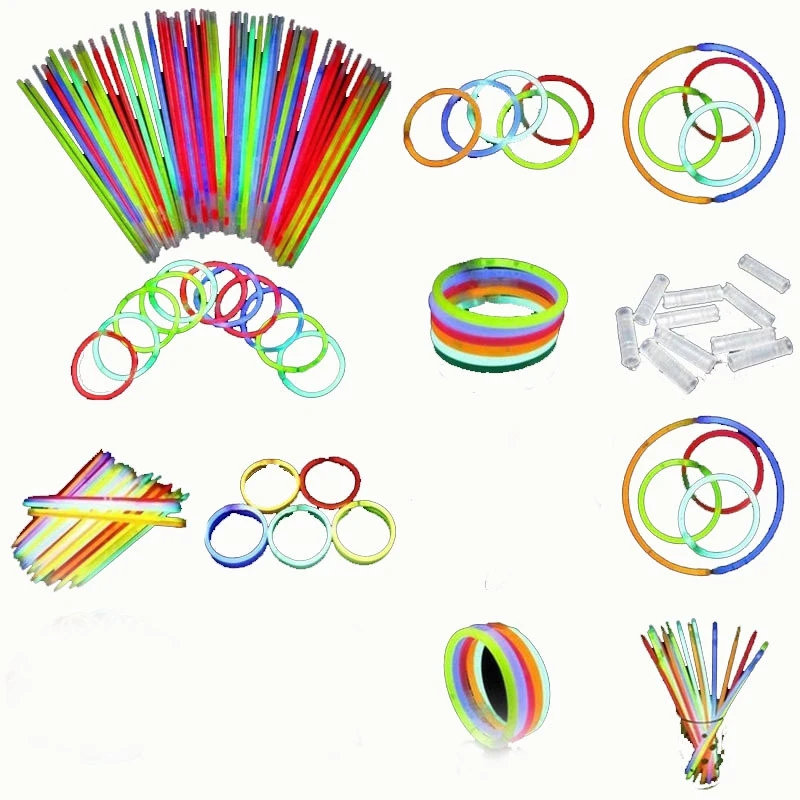 Светящиеся палочки-конструктор-100шт |