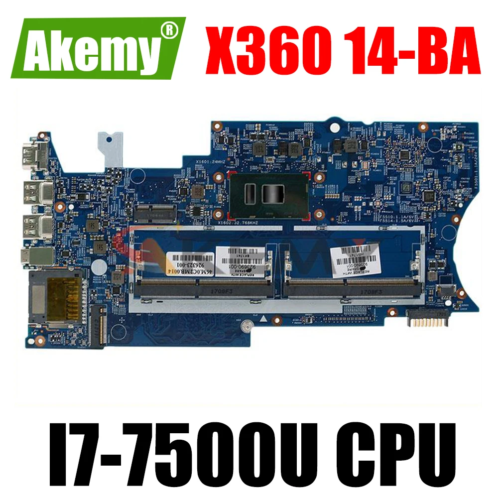 

16872-1 оригинальная материнская плата для HP Pavilion X360 14-BA с диагональю 100% дюйма