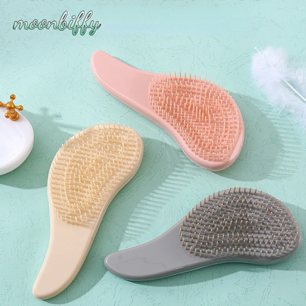 

Portable Handle Hair Comb Anti Static Massage Hair Brush Detangle Shower Massage Hairbrush Combs barber Salon Hair Styling Tools