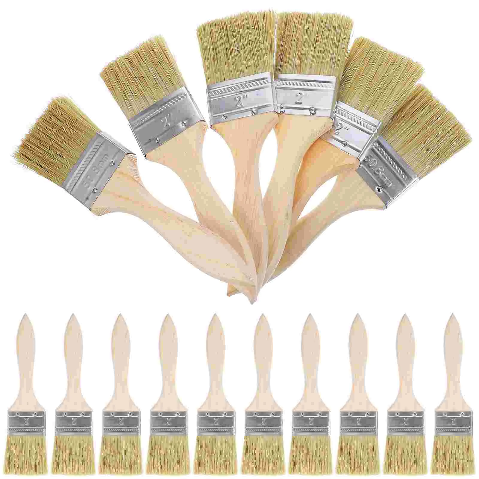 

Paint Brushes Durable Wooden Handle Bristle Premium Painting Tool Brush for Furniture Home Wall Painting