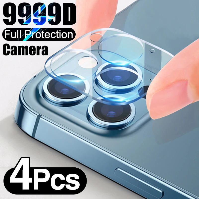 

4 шт. Защитное стекло для камеры для iPhone 11 12 Pro Max 12 Mini Закаленное Защитное стекло для экрана iPhone X XR Xs Max стеклянная пленка для объектива
