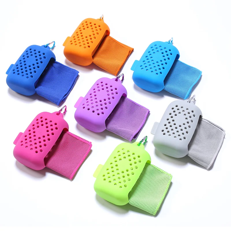 

Portable Sport Towel 90*30Cm Quick Drying Instant Cooling Outdoor Travel Fitness Running Reusable Face Towel Heat Relief Silica