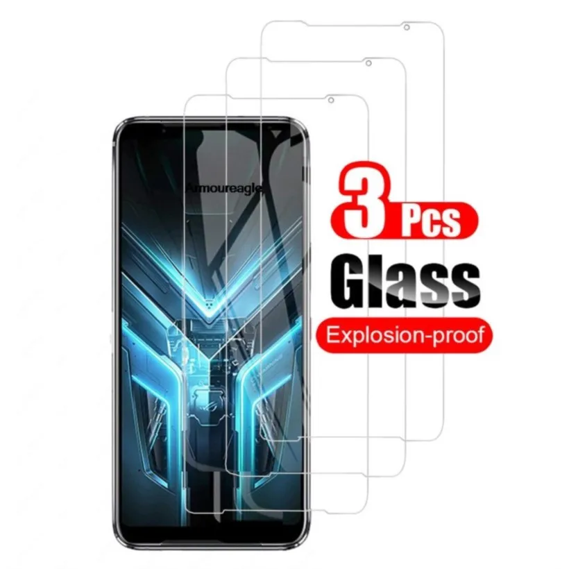 

Закаленное стекло для asus rog phone 3 zs661ks, Защитное стекло для экрана для rog phone 3 strix edition, защитная пленка, 3 шт.
