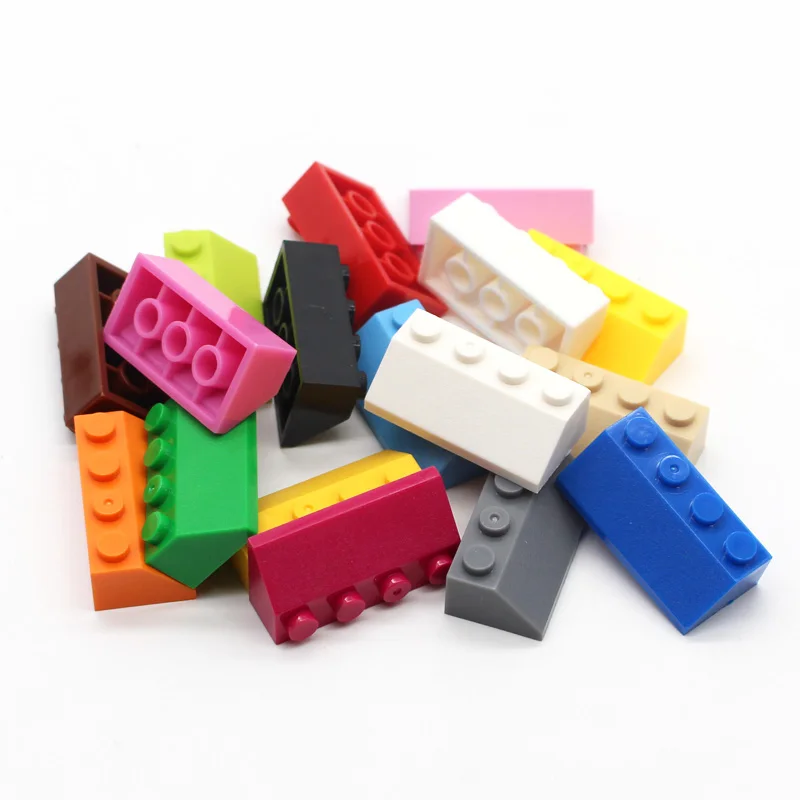 

70pcs MOC Brick Slope 45 2x4 3037 DIY Educational Building Block Compatible with Assembles Particles Bulk Toys