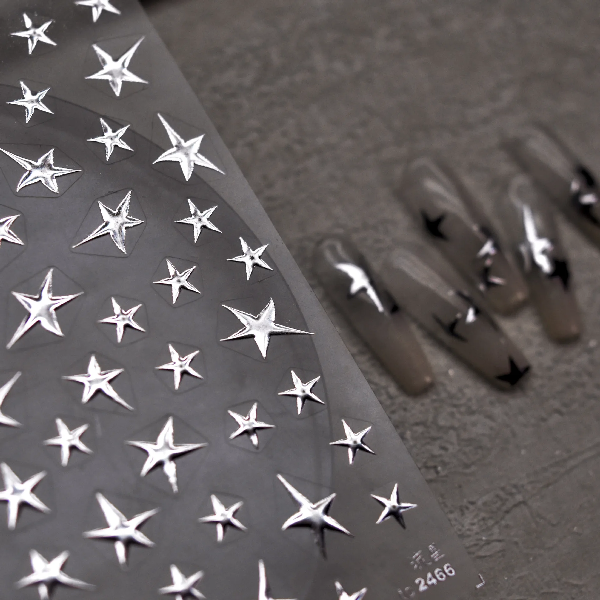 

1 лист 5D реалистичные черные белые лазерные серебряные золотые метеоритные звезды клейкие наклейки для дизайна ногтей переводки для маникюра Подвески Аксессуары