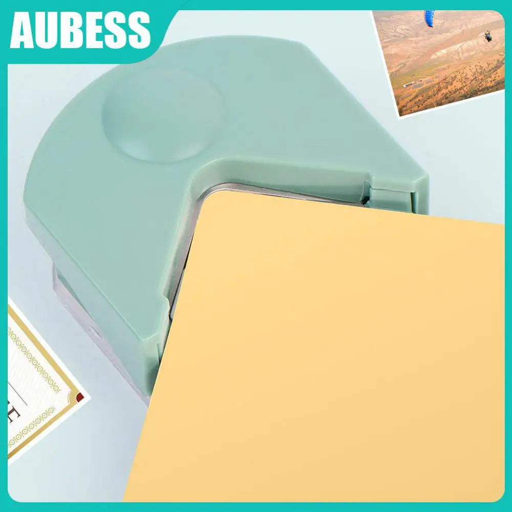 

Mini Round Paper Trimmer Cutter Plastic Paper Punch Hole Puncherr Rounded Corner Punch Pvc New Cutting Tools Paper Edge Cutter