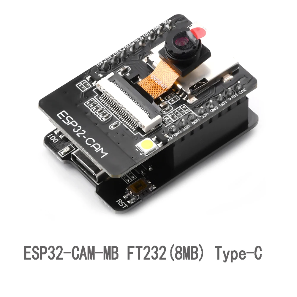 ESP32-CAM ESP32-CAM-MB Type-C USB ESP32 Последовательный порт с Wi-Fi CAM Макетная плата CH340 FT232 5 В Bluetooth
