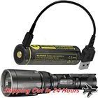 2022 NITECORE 5 цветов SRT7GT + USB перезаряжаемая батарея 1000 люмен умное кольцо водонепроницаесветильник вспышка УФ светильник фонарь доставка