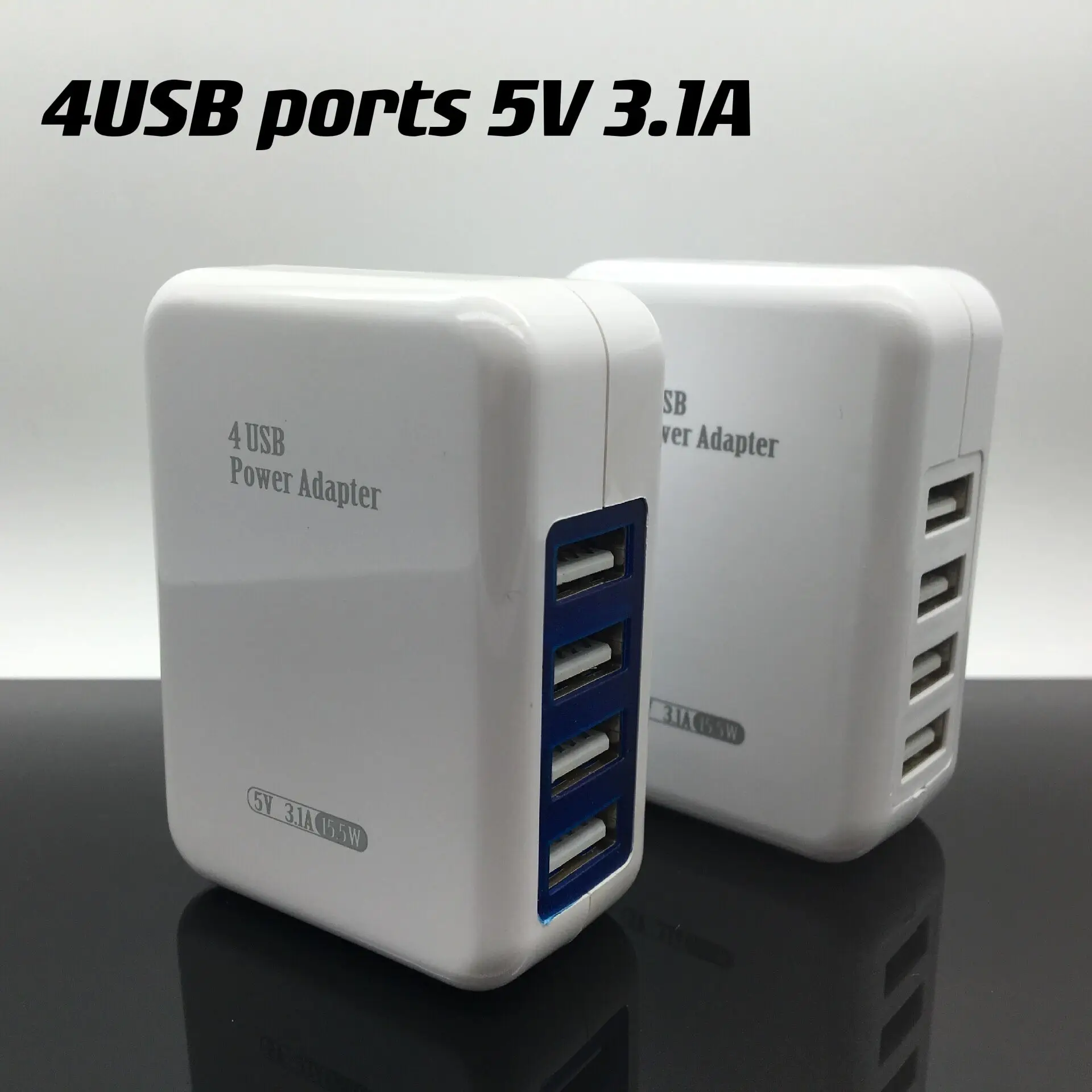 

4 USB Port Travel Charger EU US Plug Phone Adapter Wall Charger Quick Charging For Iphone Huawei Honor 9x