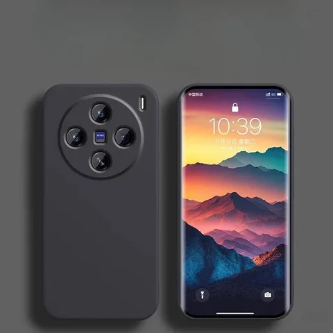 Для Vivo X200 Pro Mini Case Funda On Для Vivo X200 X200Pro Чехлы для телефонов X 200 Задняя крышка Полное покрытие Жидкий силиконовый мягкий корпус