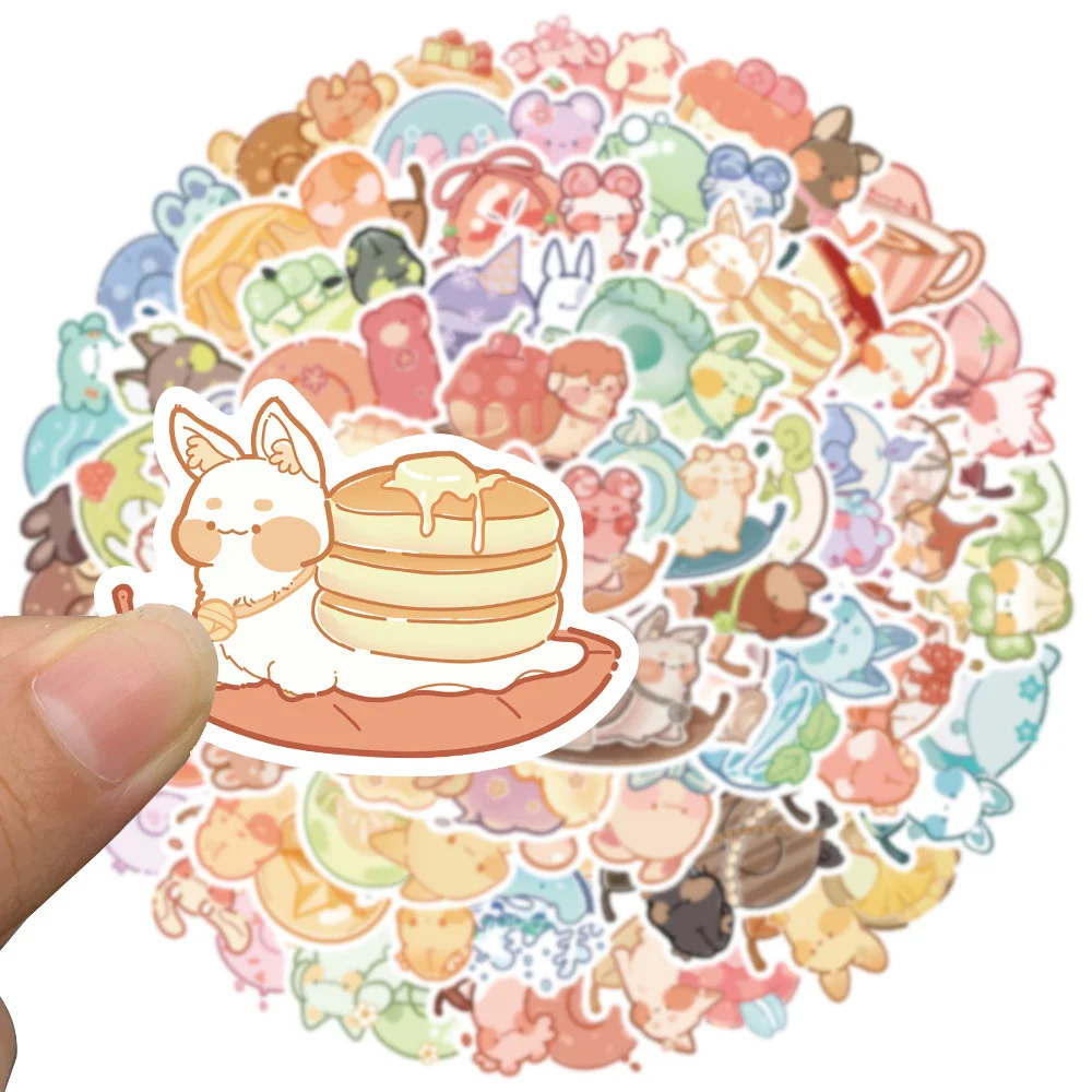 

10/30/50pcs Cute Creative Cartoon Colorful Snail Stickers For Kids Toys Luggage Laptops Ipad Skateboards Car Stickers Wholesale
